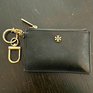 Tory Burch card case keychain wallet